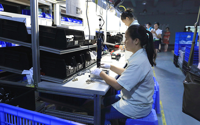 Shenzhen songrui electric door &amp; window systems Co., Ltd fabrika üretim hattı