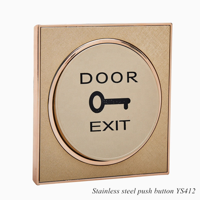 Metral EXIT Paslanmaz Çelik Push Button Dokunmatik Anahtar