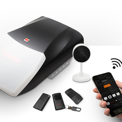 WiFi DC Motor 600N Pil Yedekleme Garaj Kapısı Açacağı